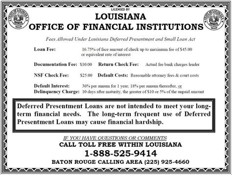 Louisiana Cash Advance